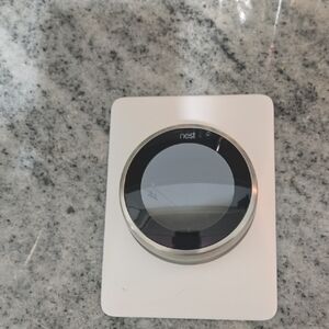 Google Nest Learning Thermostat 3rd GenNest Smart Thermostat in Silver and Black